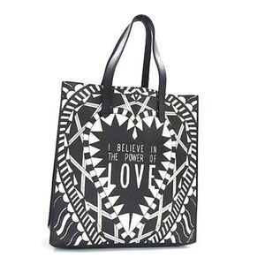 GIVENCHY Power of Love tote bag in black and white, heart pattern for men women